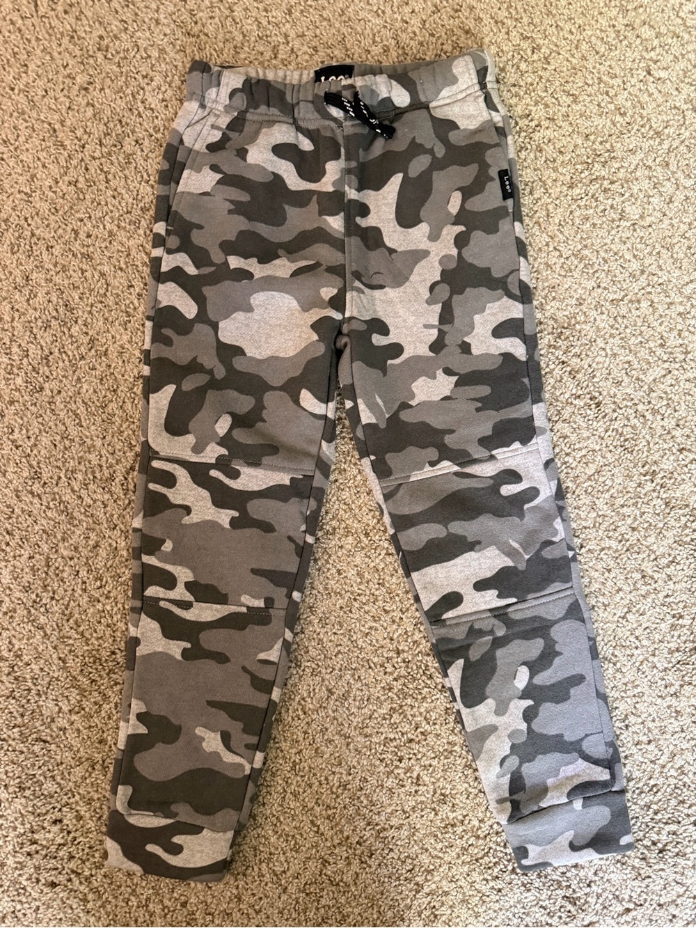 Kids Clothing Bundle | Camo Sweats, Tshirt, Dino Drawstring Bag